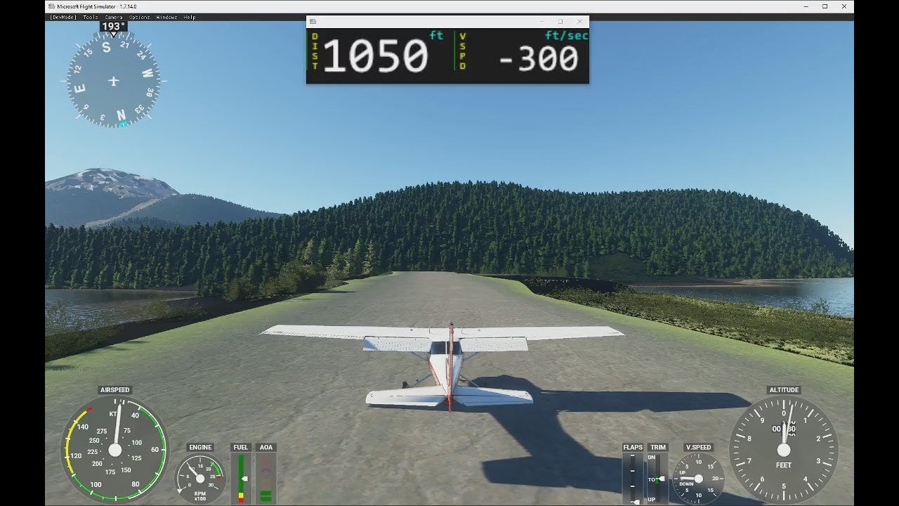 landing rate fsx